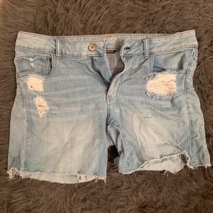 American Eagle Size 14 Midi Denim Shorts